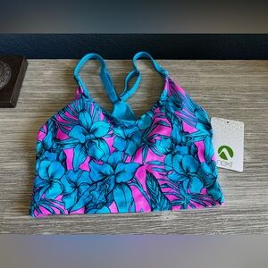 🆕 Next by Athena Scoop Neck Crop in Luau Pattern